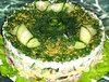 Салат с индейкой, ветчиной и грибами
