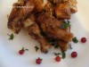 Куриные крылышки в медово - чесночном маринаде