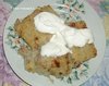 Картофельная бабка с салом