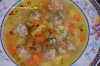 Суп с фрикадельками и рисом