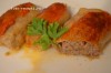 Рулетики из фарша и гречневой каши