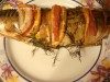 Скумбрия запеченная с овощами и лимоном