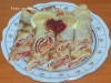 Лимонные блинчики с малиновым вареньем