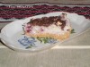Пирожные с кокосом и вишней (без выпекания)