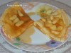 Блинчики с карамелизированными яблоками