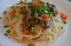 Спагетти с мясной подливкой