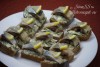 Закуска с сельдью, укропным маслом и лимоном