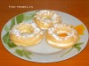 Заварные кольца с творожным кремом