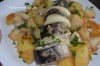 Скумбрия запеченная с картофелем