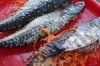 Скумбрия запеченная на огне