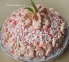 Салат Розовый фламинго с креветками