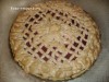 Пирог с творогом и клюквой "Кружева"