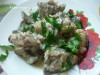 Курица с грибами в сметане в мультиварке