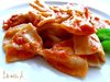 Домашние макароны с перечным соусом