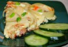 Суфле со свининой и шампиньонами