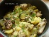 Жаркое из курицы, запеченное в рукаве