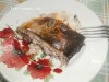 Карп запеченный в духовке с луком и морковью