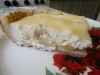 Пирог с яблоками и творогом