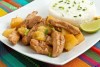 Курица карри с ананасами