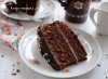 Шоколадно-карамельный торт