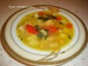 Суп с курицей и горохом нут