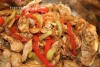 Курица жареная с овощами