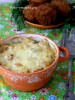Гратин из гороха с ветчиной и грибами