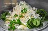 Салат из кальмаров с огурцом и сыром