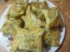 Слойки с курицей и зеленью