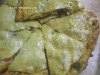 Закрытая пицца с мясом