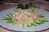 Закуска студенческая с лапшой и крабовыми палочками