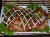 Курица фаршированная блинами