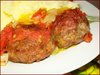 Котлеты мясные со сладким болгарским перцем.
