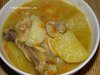 Тушёная картошка с окорочками
