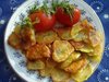 Картофель, жареный кружочками