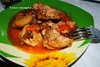Курица с грудинкой в грибном соусе. Самая вкусная курица!