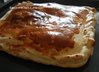 Сырный пирог из слоеного теста