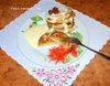 Оладьи с яблоками и заварным кремом