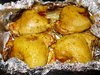 Куриные окорока в фольге.