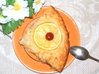 Творожно-рисовая запеканка с вишней и лимоном