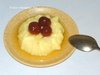 Холодный манный пудинг с лимонным соусом
