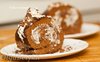 Шоколадный рулет с банановой начинкой