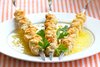 Шашлык из крученой курицы