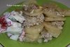 Картофель с фаршем запеченные в мультиварке