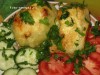 Картофельные лодочки, запеченные с курочкой