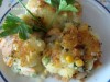 Картофельные котлеты с креветками