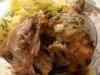 Запеченная куриная голень в медовом  маринаде