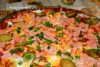 Вкусная "Пицца с творожной основой" на сковороде!