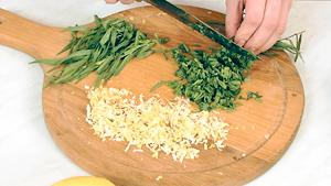 Рецепт приготовления лука, запеченного с эстрагоном