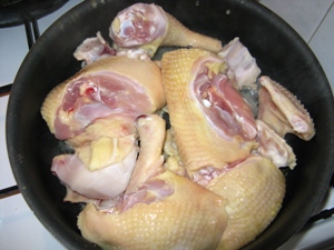 Пошаговый рецепт приготовления  чахохбили из курицы